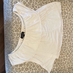 Top shop off shoulder crop